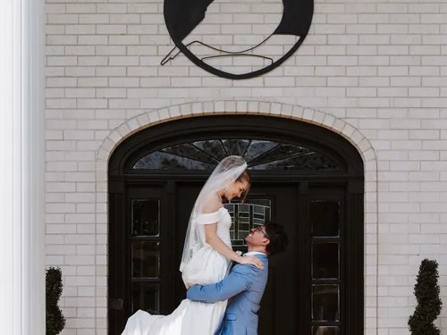 Wedding celebration detail at Bluebird Haven Estates, Madisonville, TX