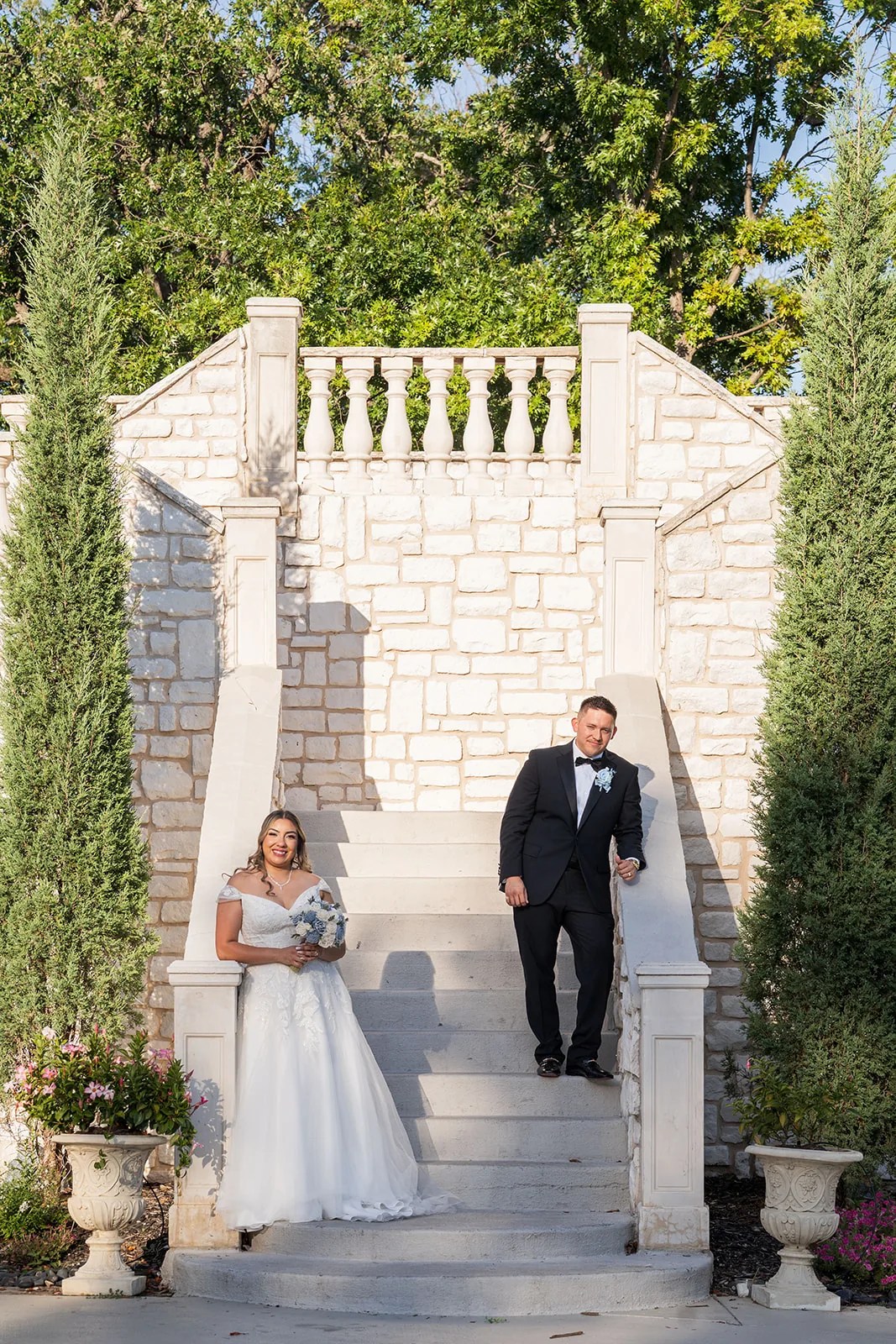 Jessica & Antonio's candid moment at Brighton Abbey, Aubrey, TX