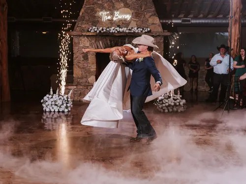 The Brooks at Weatherford wedding venue interior, Weatherford, TX