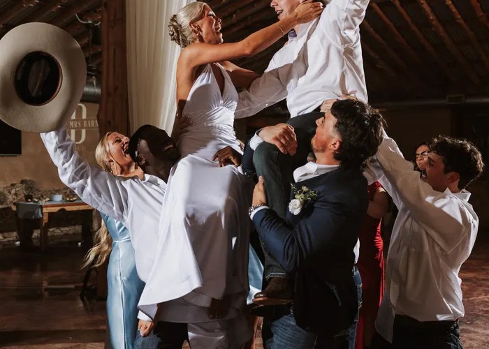 Wedding party celebration at The Brooks at Weatherford, Weatherford, TX