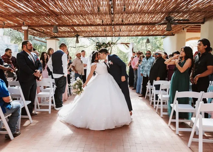 Wedding party celebration at Caesar Kleberg Wildlife Center, Kingsville, TX