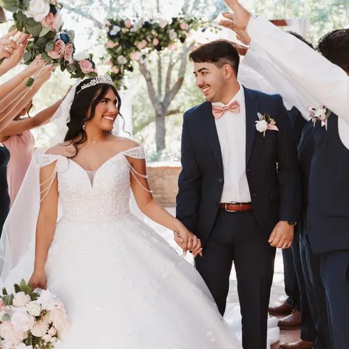 Araceli & Jordan's wedding at Caesar Kleberg Wildlife Center, Kingsville, TX