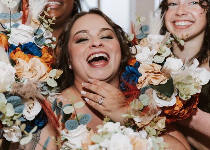 Candid wedding moment at Camp Hideaway - Fredericksburg, Fredericksburg, TX