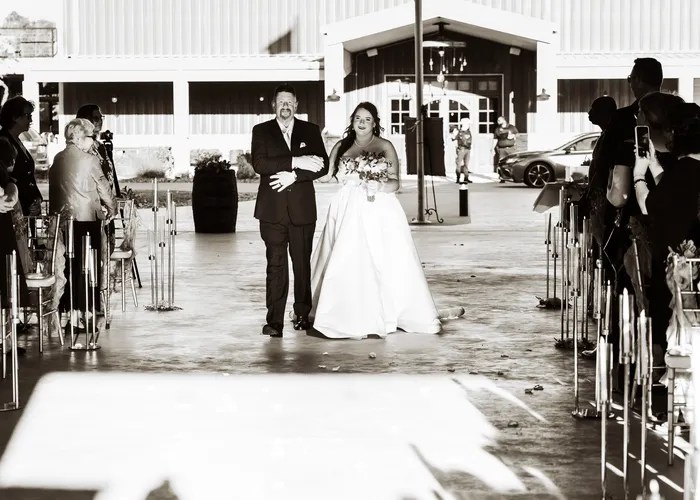 Wedding party celebration at Cedar Silos Event Venue, Baytown, TX