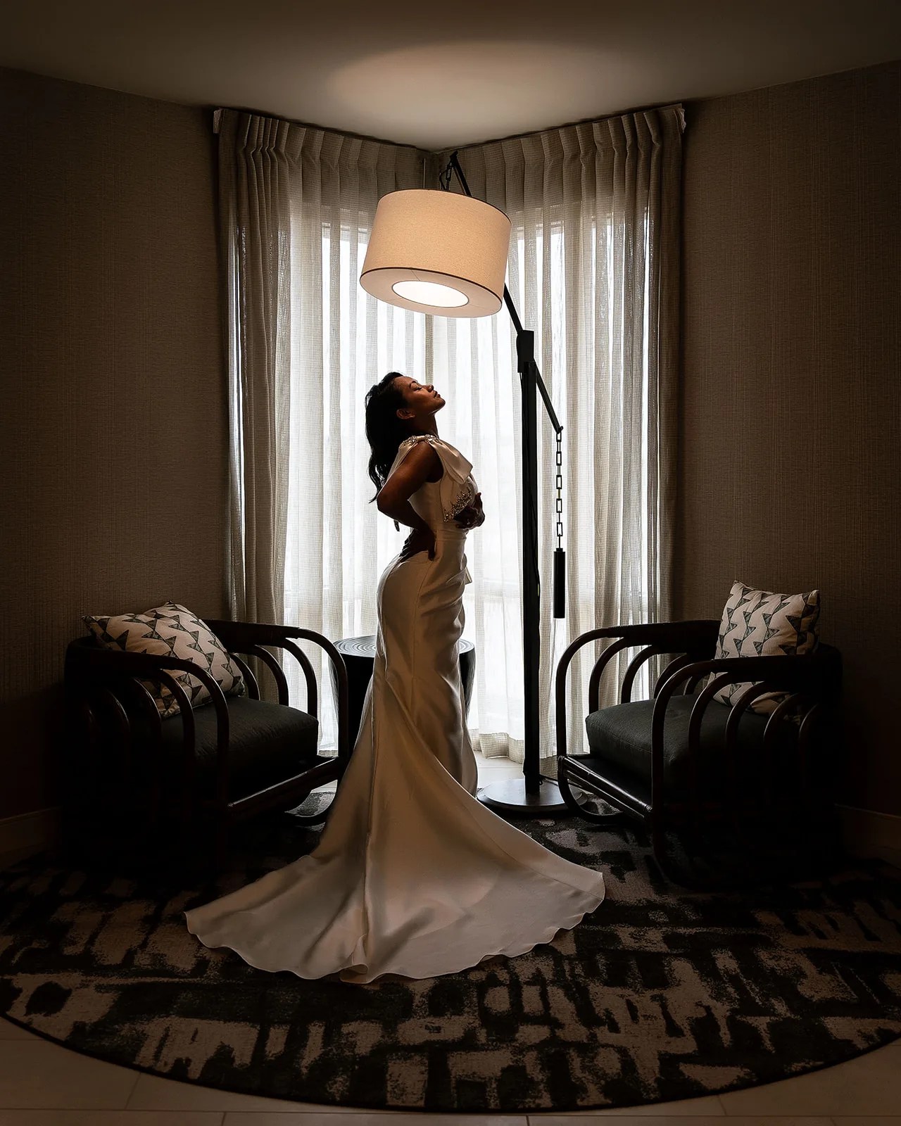 Deborah & Hasheem's wedding celebration at Chateau Crystale, Houston, TX