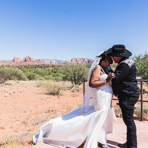 Teresa & Shawn's wedding at Cliff Castle Casino Hotel, Camp Verde, AZ