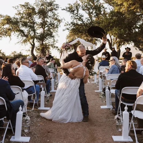 Kendall & Mike's wedding at Diamond Barrel, Liberty Hill, TX