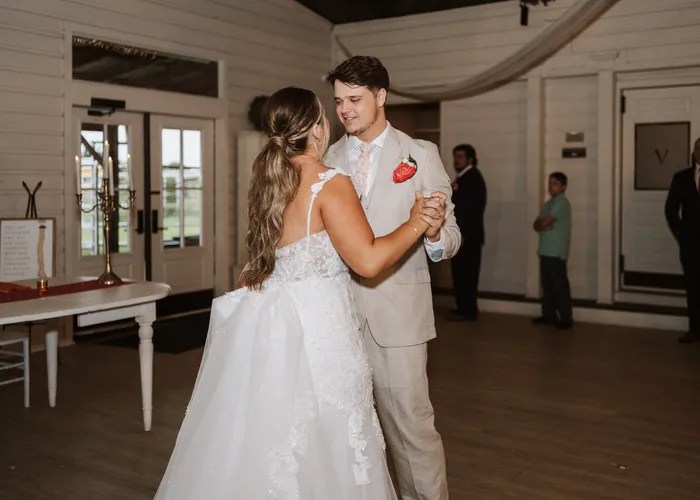 Wedding party celebration at Flying V Ranch, Decatur, TX