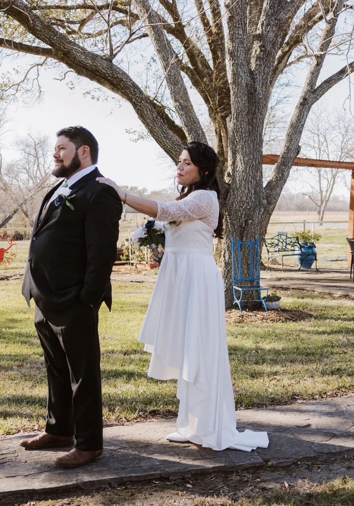 Wedding reception at Circle of Seven Ranch, East Bernard, TX