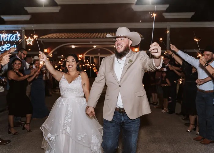 Wedding party celebration at Herrera's Event Hall, Houston, TX