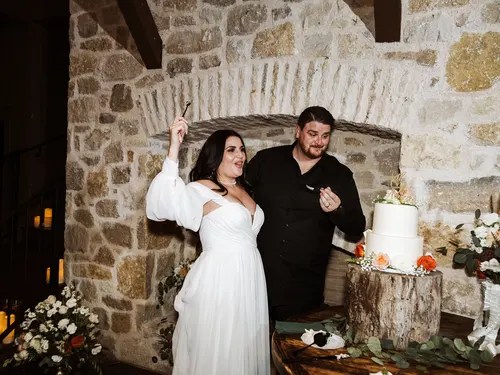Hidden River Ranch wedding venue exterior, Lampasas, TX