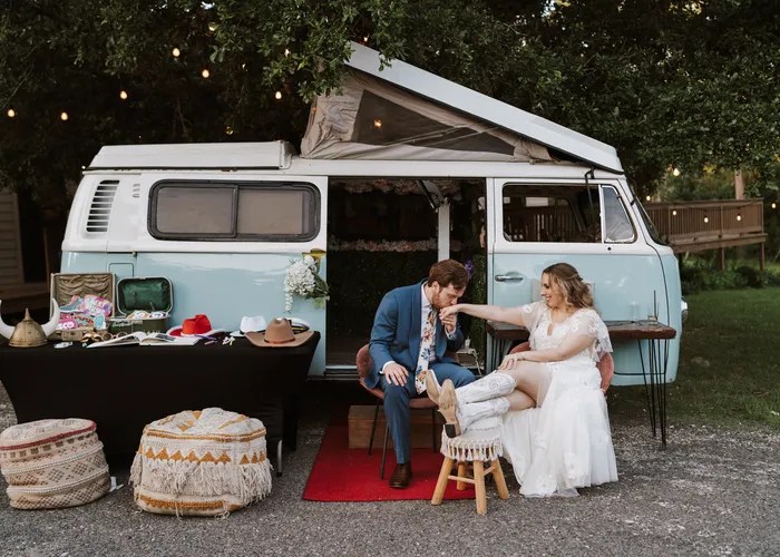 Candid wedding moment at The Historic Hill House and Farm, Willis, TX