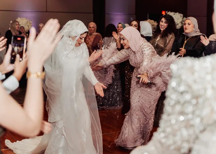 Wedding party celebration at Hurst Conference Center, Hurst, TX