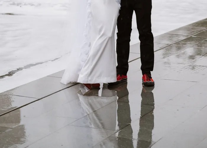 Wedding party celebration at McGovern Centennial Gardens, Houston, TX