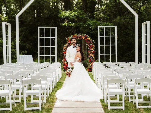 The Meekermark wedding venue exterior, Magnolia, TX