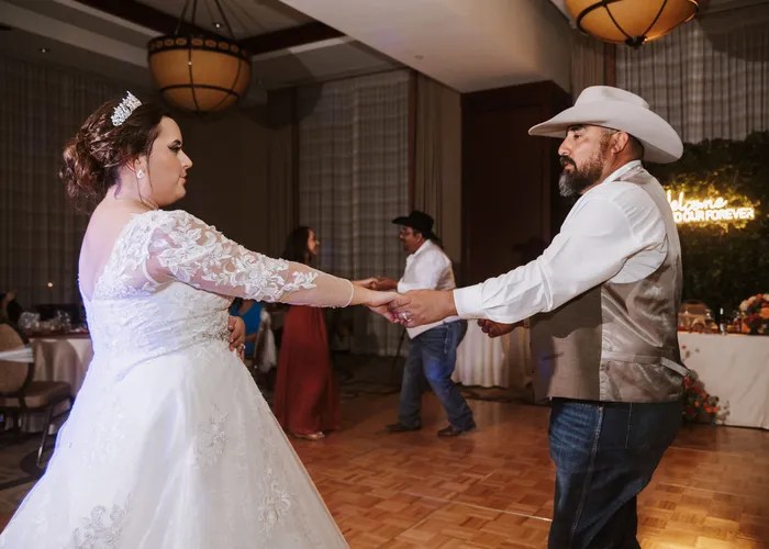 Wedding party celebration at Mokara Hotel & Spa, San Antonio, TX