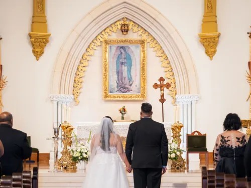 Past wedding at National Shrine Cathedral of Our Lady of Guadalupe, Dallas, TX