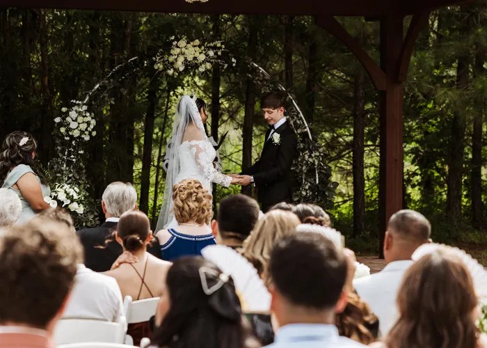 Wedding party celebration at The Pavilion at Vida Bela, Conroe, TX