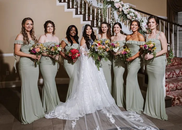 Wedding ceremony at Pecan Grove Plantation Country Club, Richmond, TX