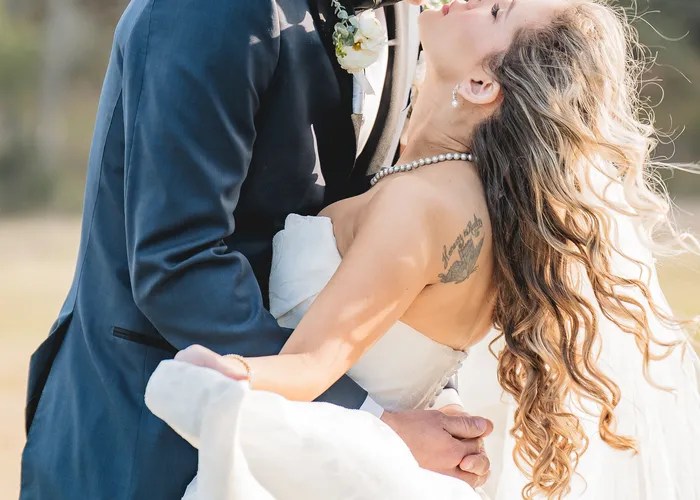 Candid wedding moment at Posey Meadows, San Marcos, TX