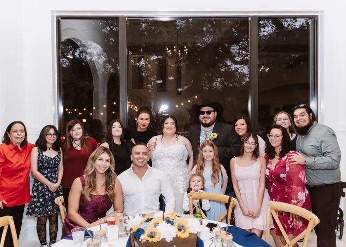 Candid wedding moment at The Preserve at Canyon Lake, Canyon Lake, TX
