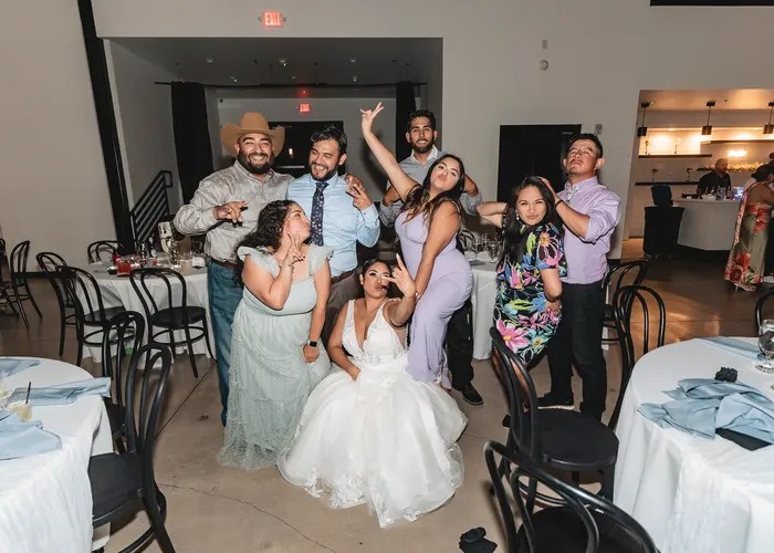 Wedding party celebration at The Skyline, San Antonio, TX