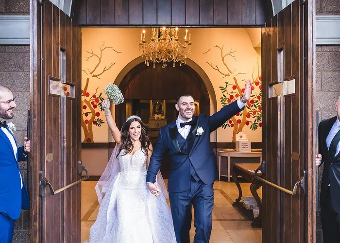 Wedding ceremony at St. Apkar Armenian Apostolic Church, Scottsdale, AZ