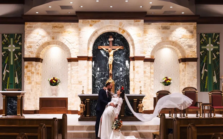 Christin & Elliot's wedding film at St. John the Baptist Catholic Church, Alvin, TX