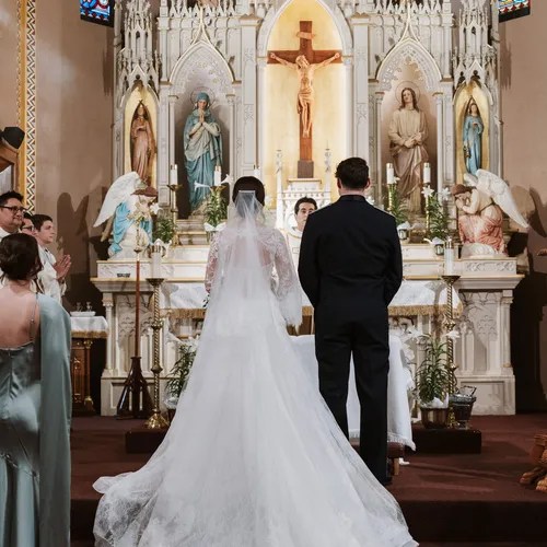 Daniel & Claire's wedding at St. Joseph Catholic Church, Waxahachie, TX