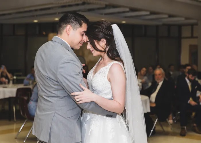 Wedding party celebration at St. Laurence Catholic Church, Sugar Land, TX