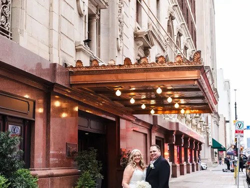 The Adolphus Hotel wedding venue exterior, Dallas, TX