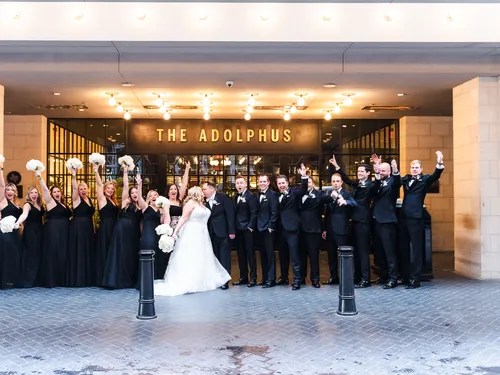 The Adolphus Hotel wedding venue interior, Dallas, TX
