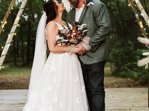 Past wedding at At The Shire, Huntsville, TX