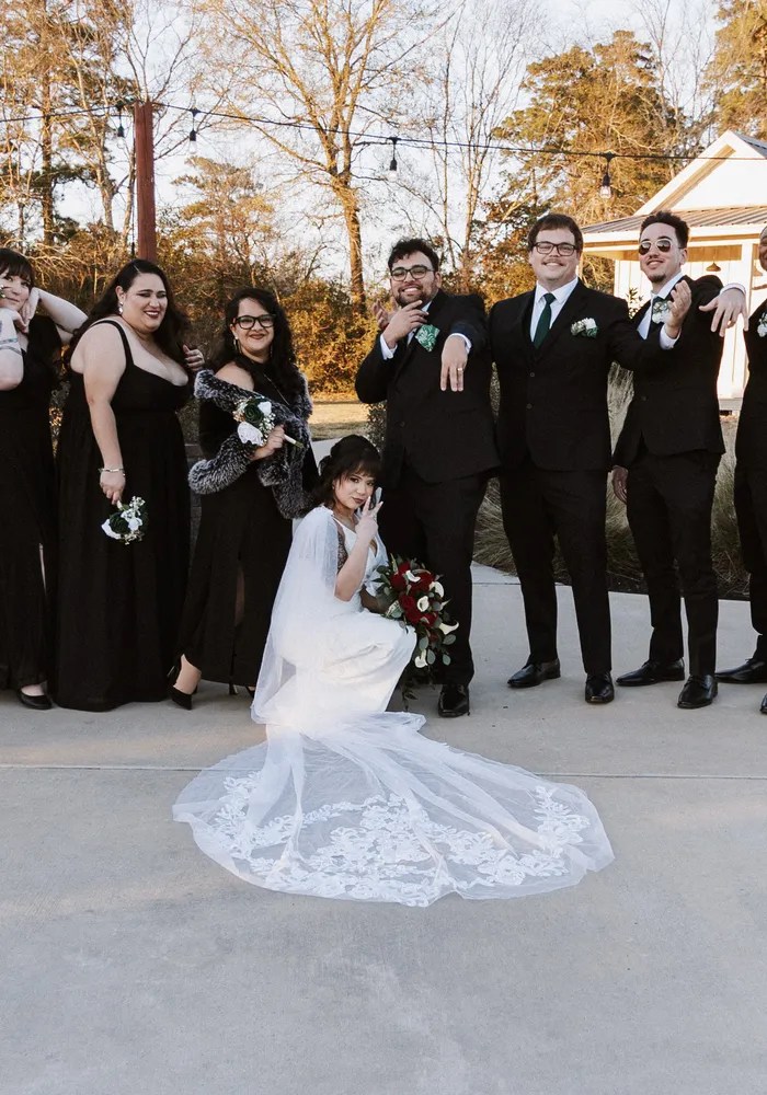 Bride and groom portrait at Union Ranch Wedding and Event Venues, New Waverly, TX