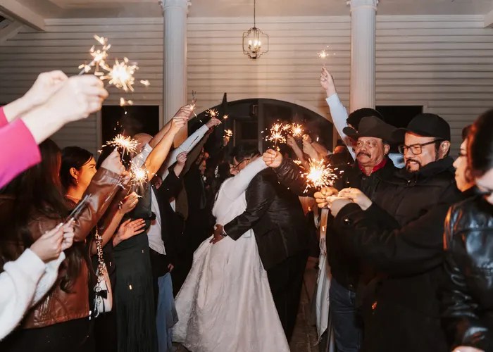 Candid wedding moment at The Vale, Conroe, TX
