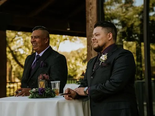 Walden Retreats Hill Country wedding venue interior, Johnson City, TX