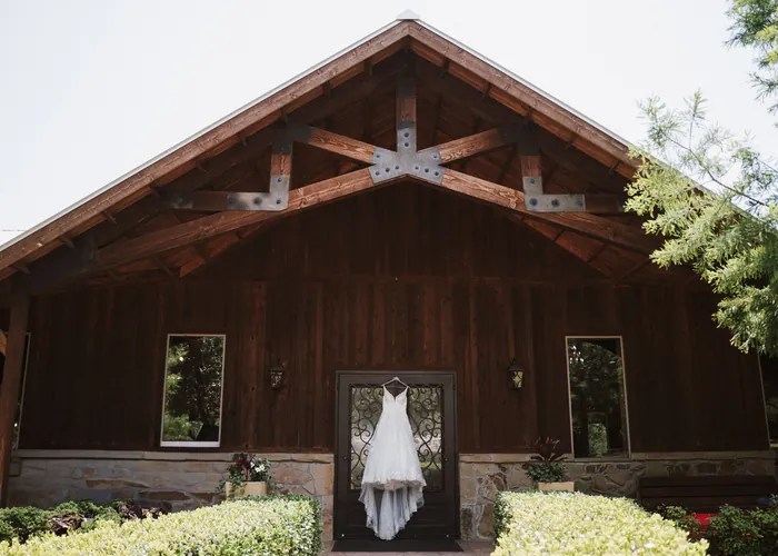 Wedding ceremony at The Springs in Weatherford, Weatherford, TX
