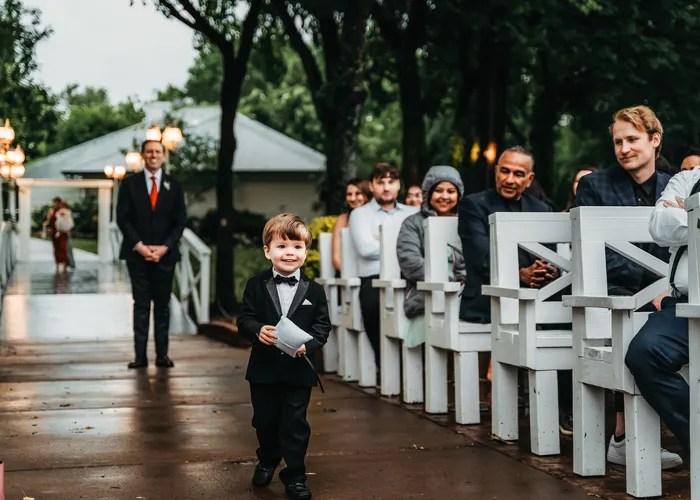 Candid wedding moment at Willow Creek Wedding and Events Venue, Waxahachie, TX