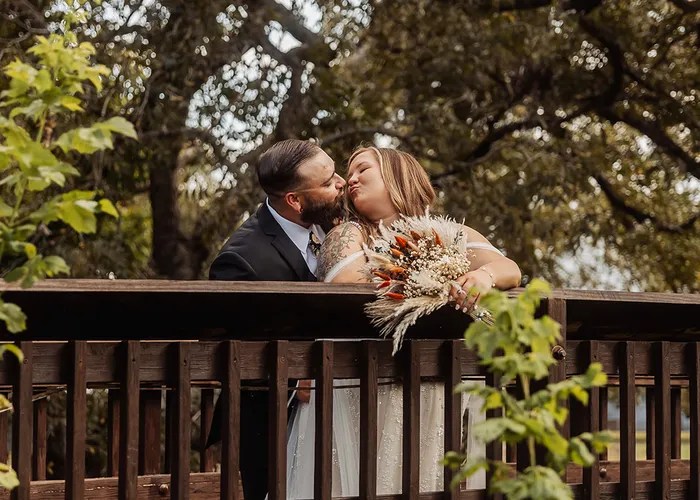 Wedding party celebration at Zedler Mill, Luling, TX