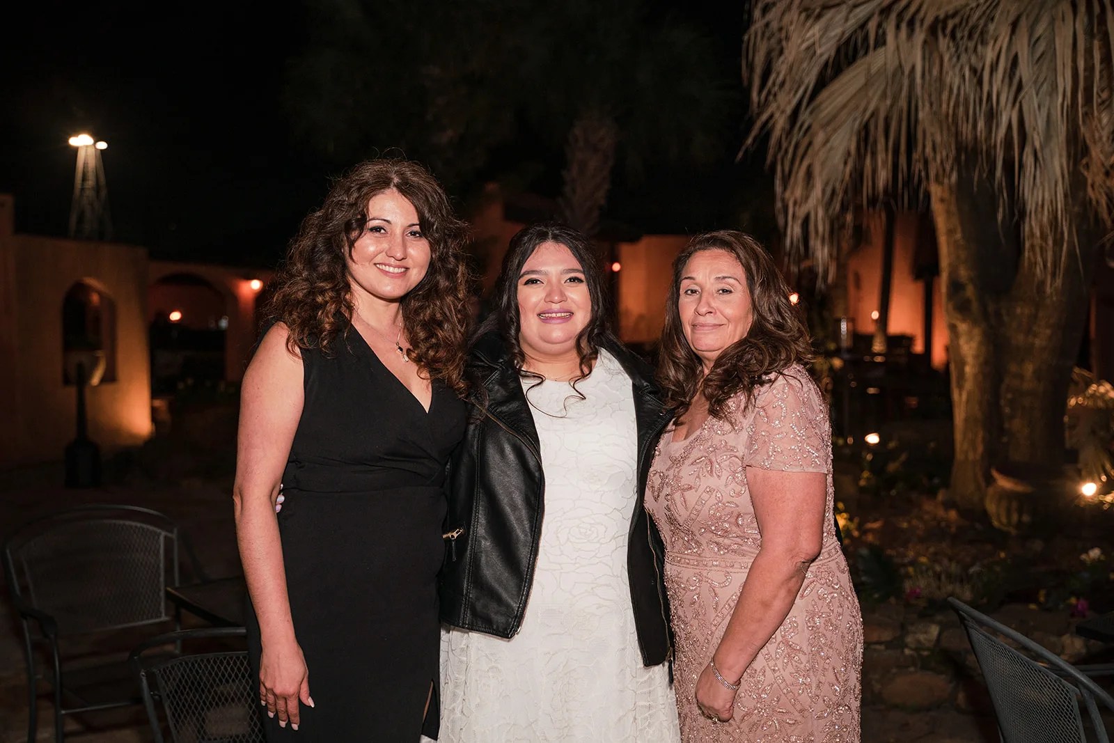 Houston wedding DJ and reception lighting at Agave Estates in Katy, TX