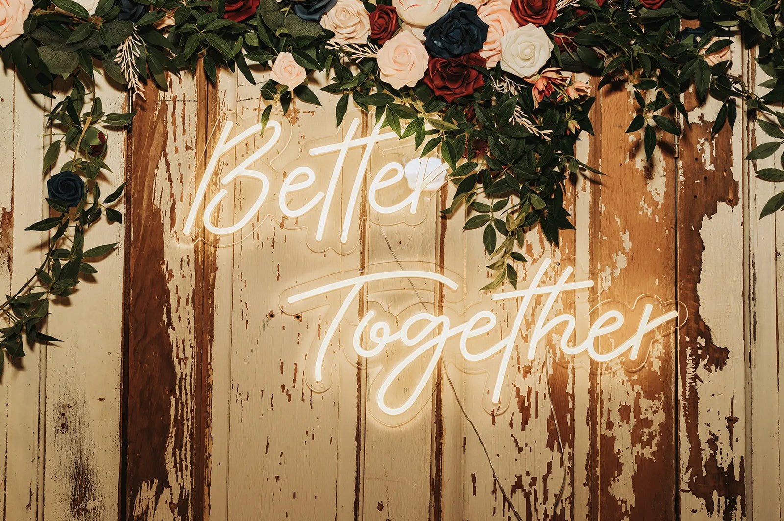 Floral ceremony arch at Cedar Skies in Burnet, TX