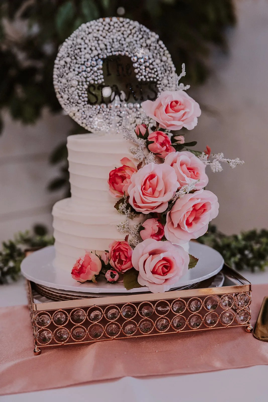 Wedding cake at Deerfield Estates Venue at Deerfield Estates Venue, Waco, TX