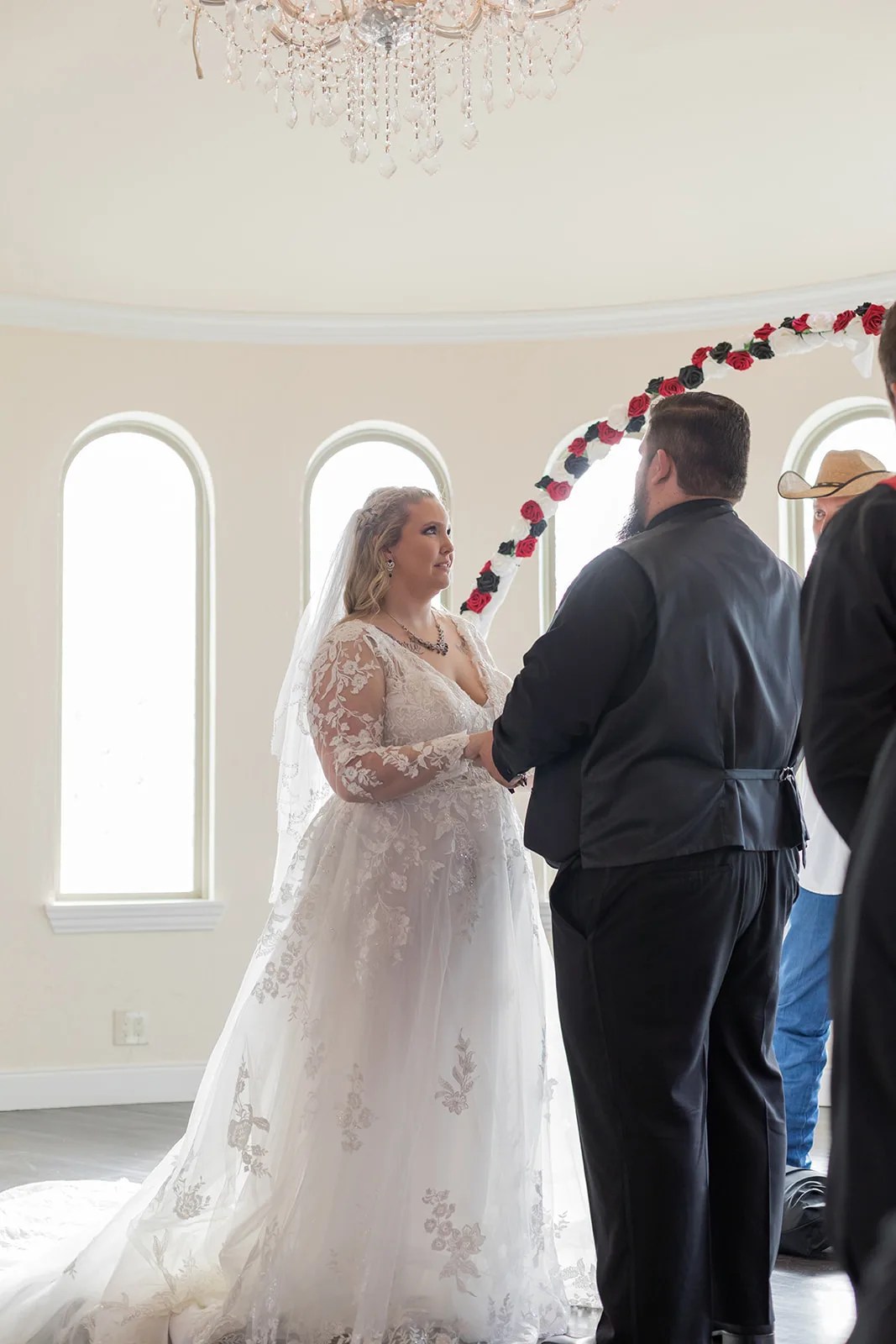 The chapel aisle at D'Vine Grace Vineyard, McKinney, TX