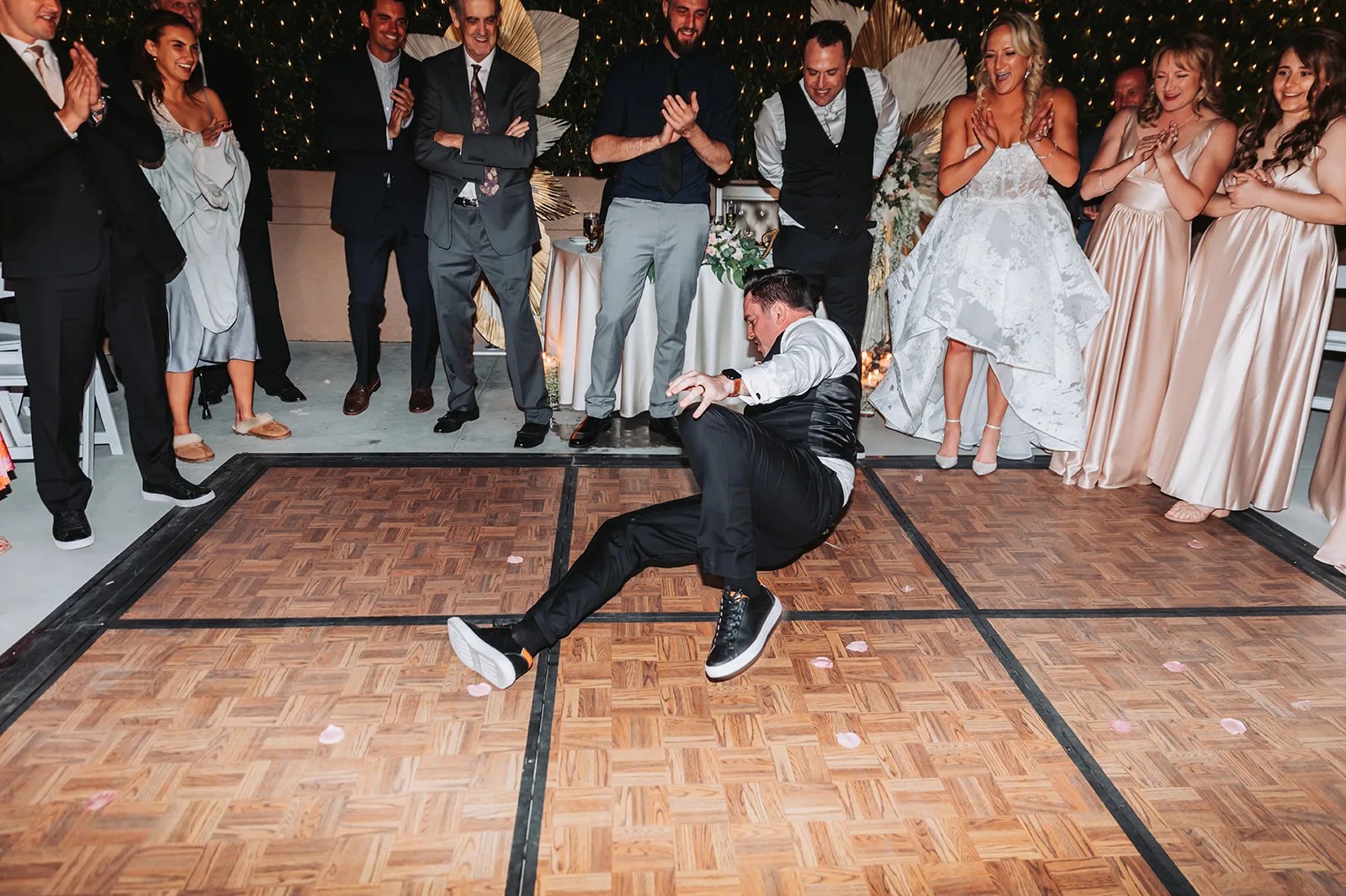 Wedding dance floor at Kimpton Miralina Resort and Villas at Kimpton Miralina Resort & Villas, Scottsdale, AZ