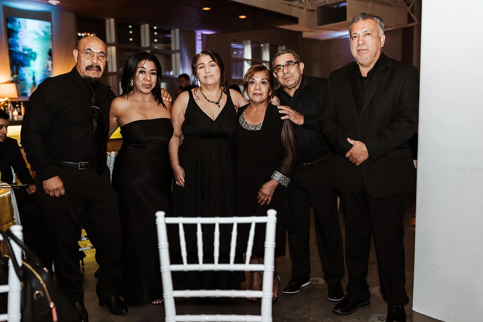 Wedding party at Level Two Events in Dallas, TX