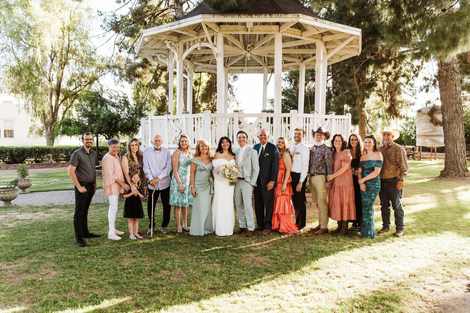 The white gazebo at Nardini Manor, Buckeye AZ