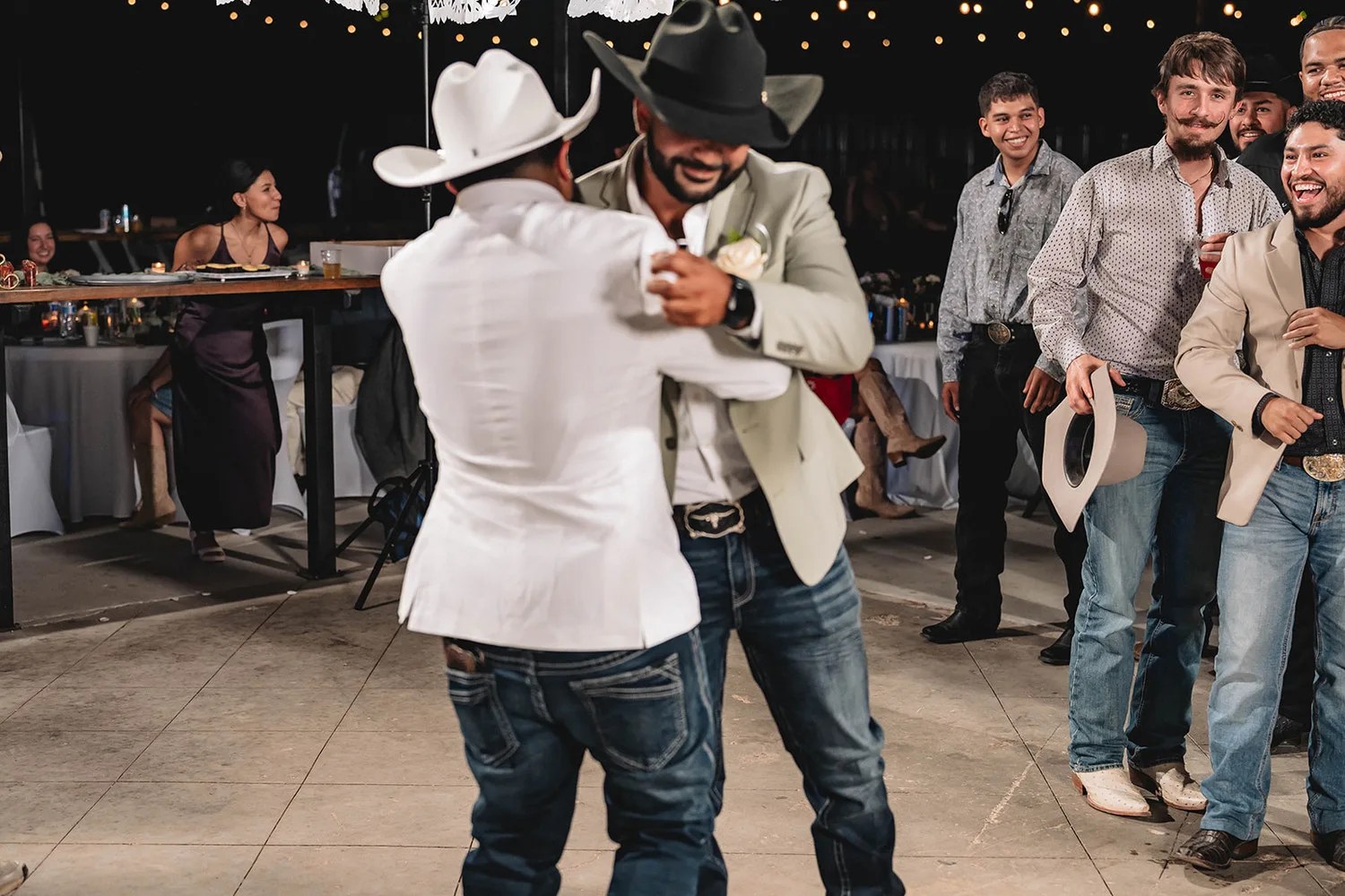 Couple dancing at Parque Estrada, Splendora Texas