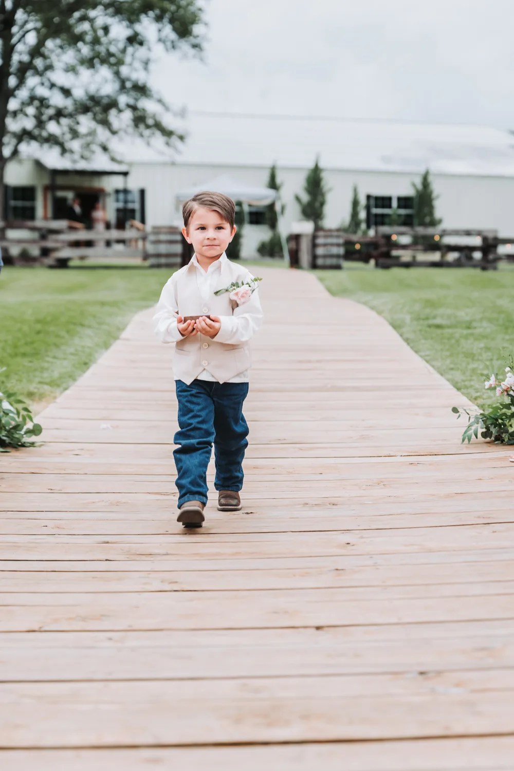 Boardwalk aisle at Peninsula Ranch & Lodge, Quinlan TX