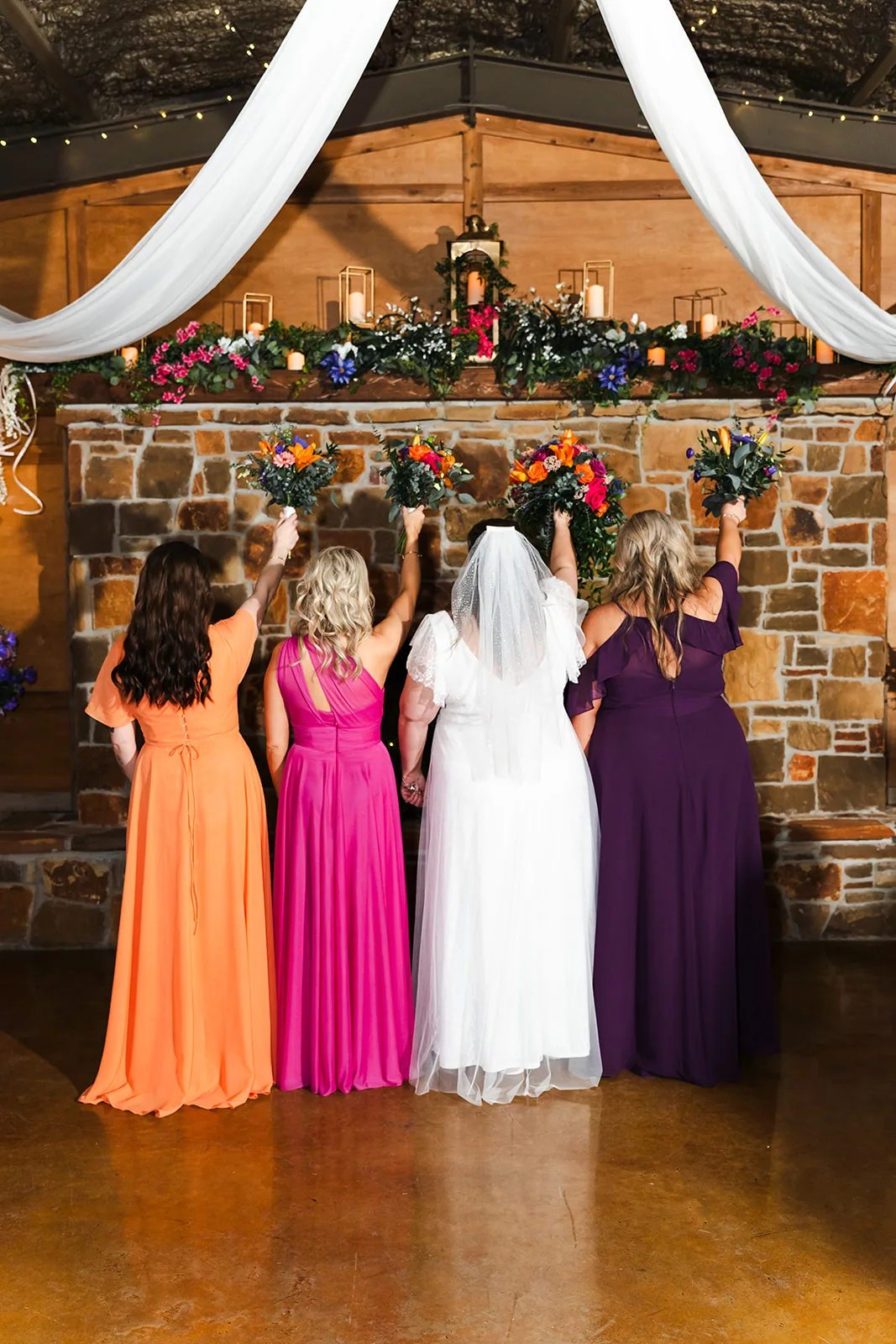 Bridesmaids at Rustic Rose Events in Willis, TX