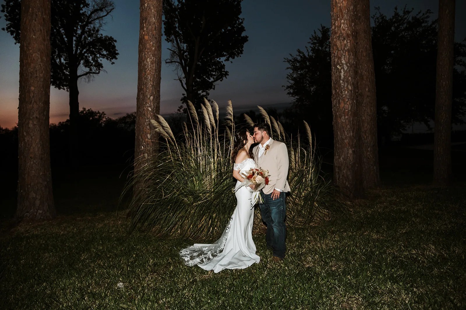 Sunset portraits at Strawberry Pines Poteet at Strawberry Pines, Poteet, TX
